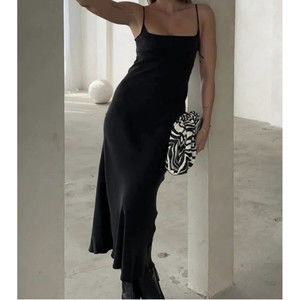 NWT Rumored saratoga springs black midi dress med